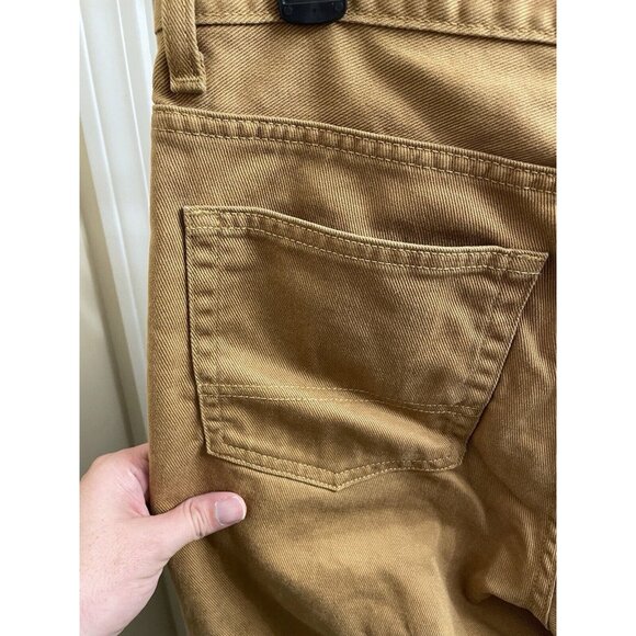 Men’s L.L. Bean Work Jeans Denim Pants Brown Tan Size 32x26  OPG74 Cotton Vtg - Picture 13 of 16